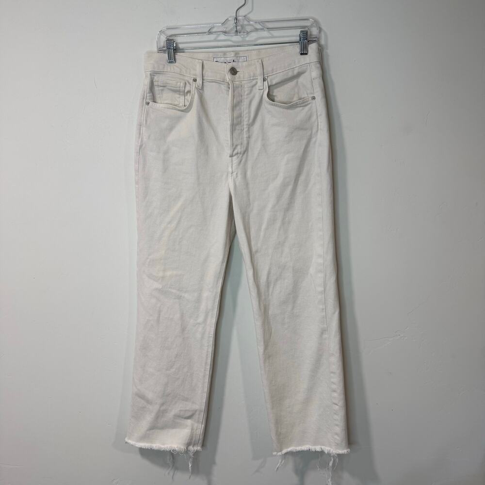 Frank‎ & Eileen Women's Monaghan Pants Stretch Ankle Straight Off White 30